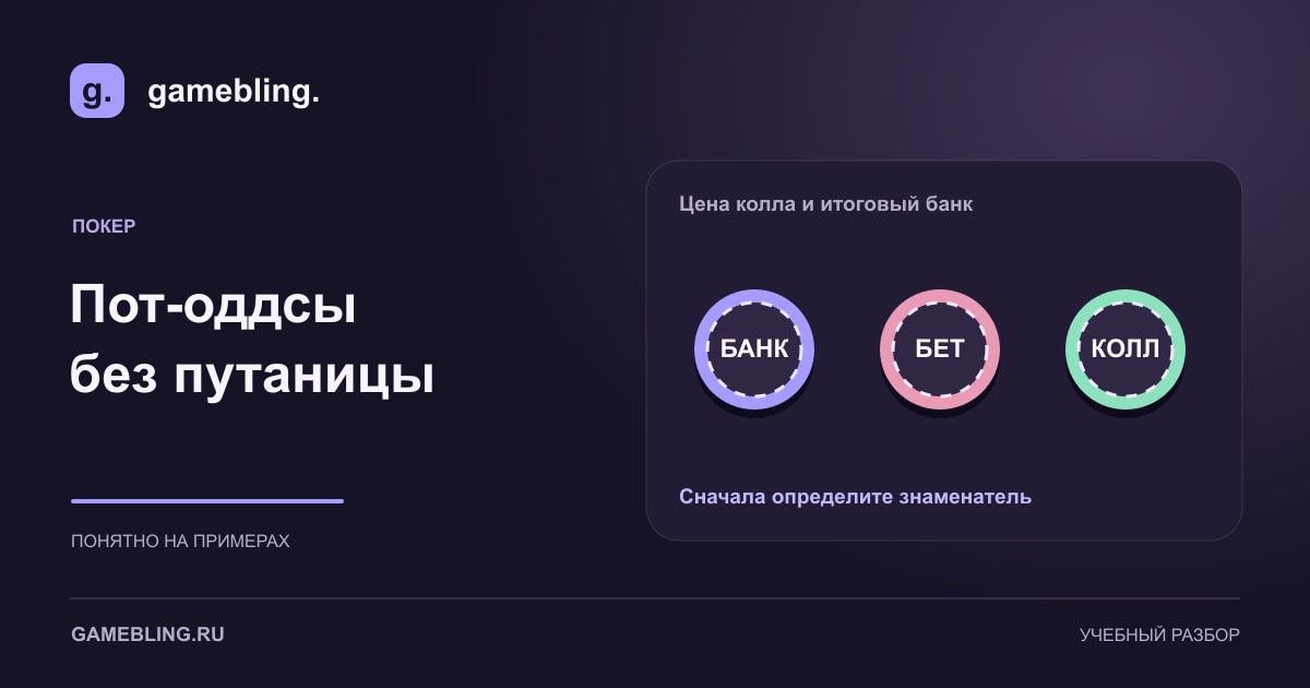 Фишки с обозначениями банка, ставки соперника и колла.